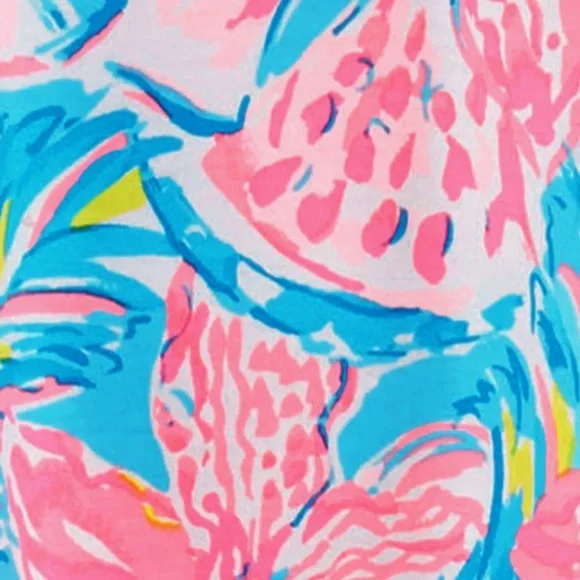 Lilly Pulitzer Pink and Blue Floral Dress - Picture 9 of 9